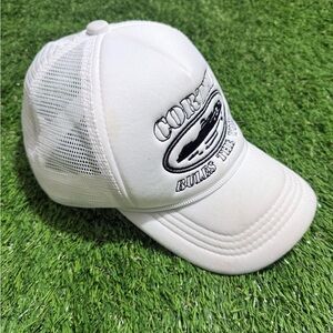 White Corteiz Trucker Hat